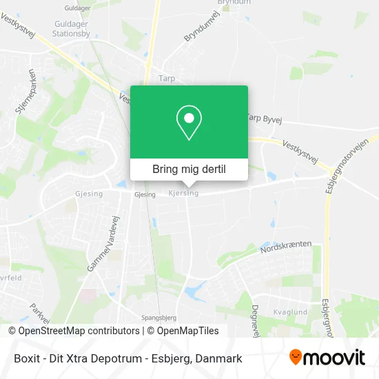 Boxit - Dit Xtra Depotrum - Esbjerg kort