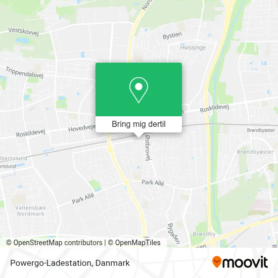 Powergo-Ladestation kort