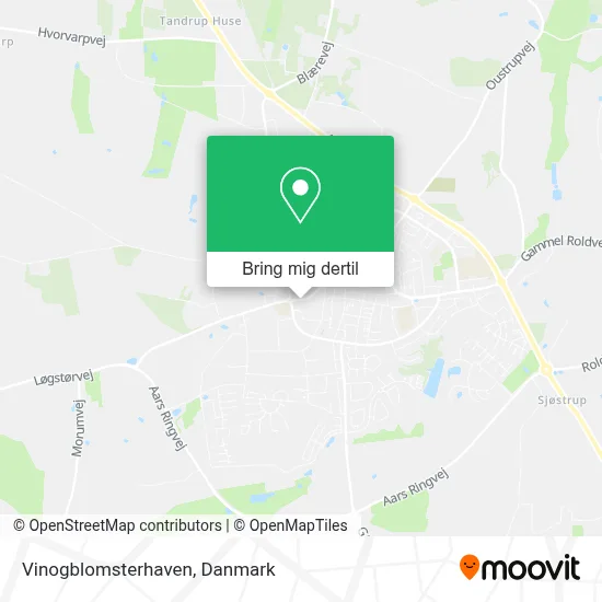 Vinogblomsterhaven kort