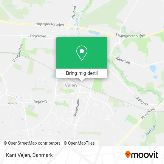 Kant Vejen kort