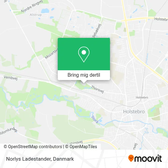 Norlys Ladestander kort