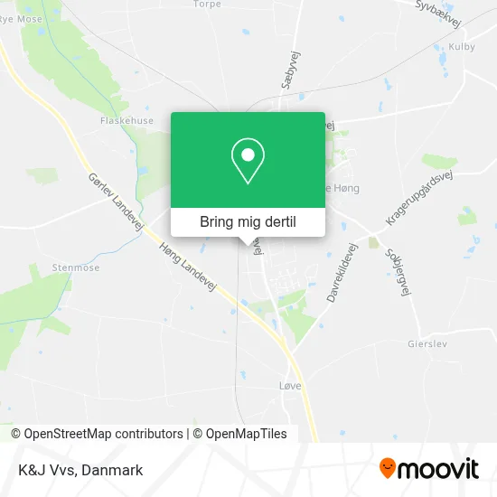 K&J Vvs kort