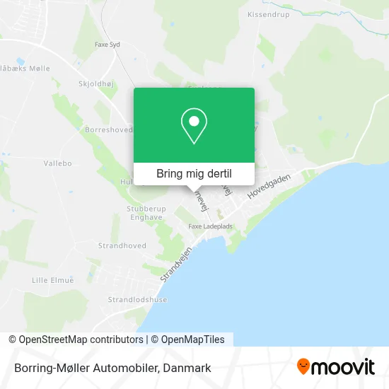 Borring-Møller Automobiler kort