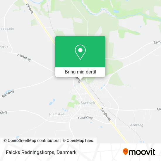 Falcks Redningskorps kort