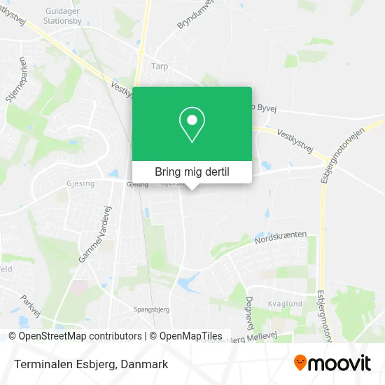 Terminalen Esbjerg kort