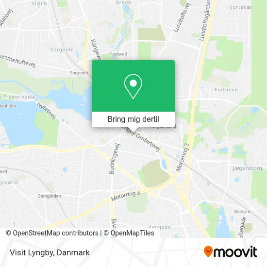 Visit Lyngby kort