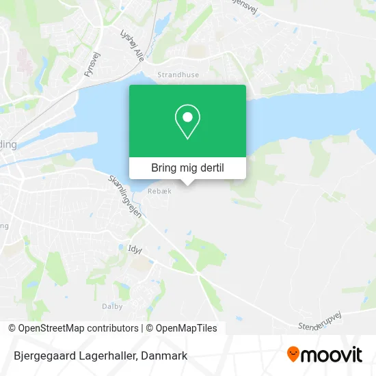 Bjergegaard Lagerhaller kort