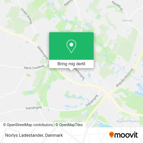 Norlys Ladestander kort