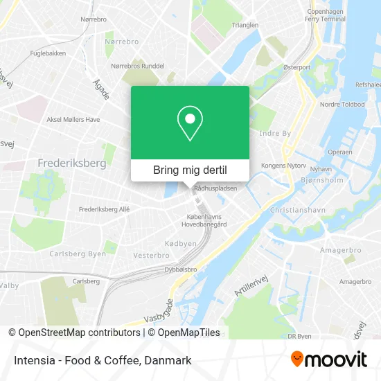 Intensia - Food & Coffee kort