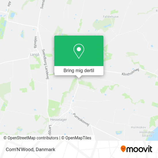Com'N'Wood kort