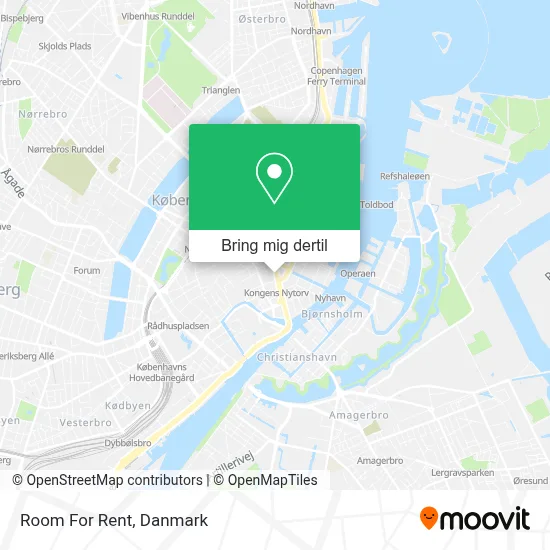 Room For Rent kort
