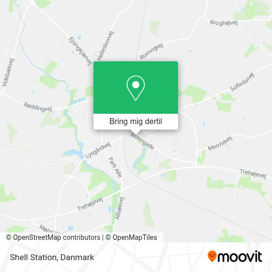 Shell Station kort