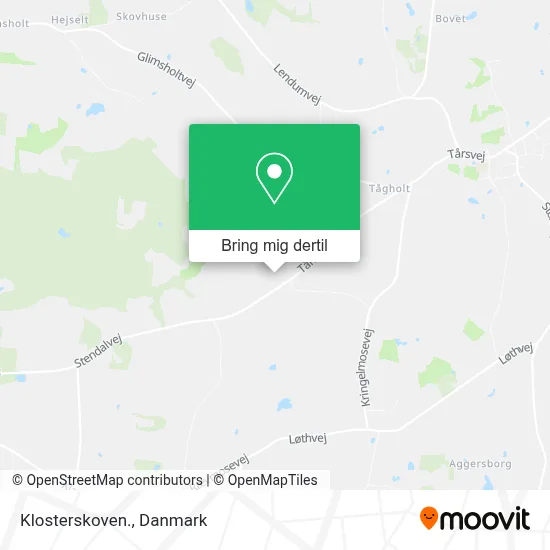 Klosterskoven. kort