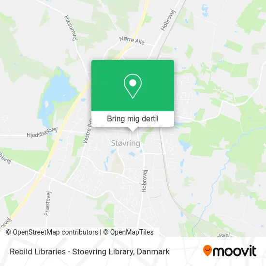 Rebild Libraries - Stoevring Library kort