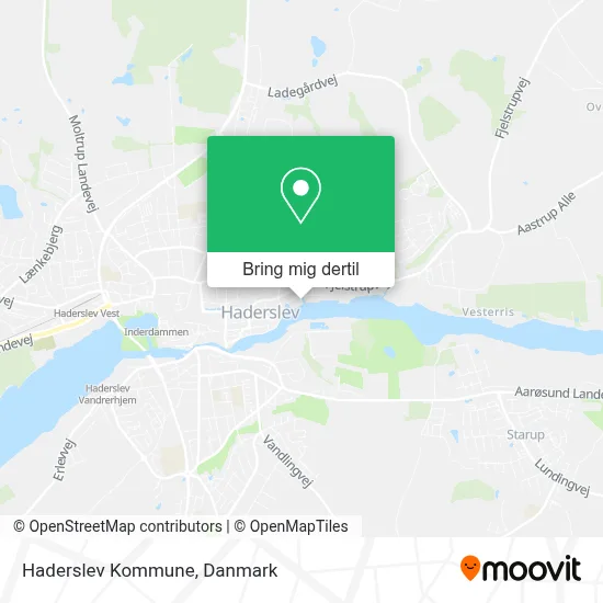 Haderslev Kommune kort
