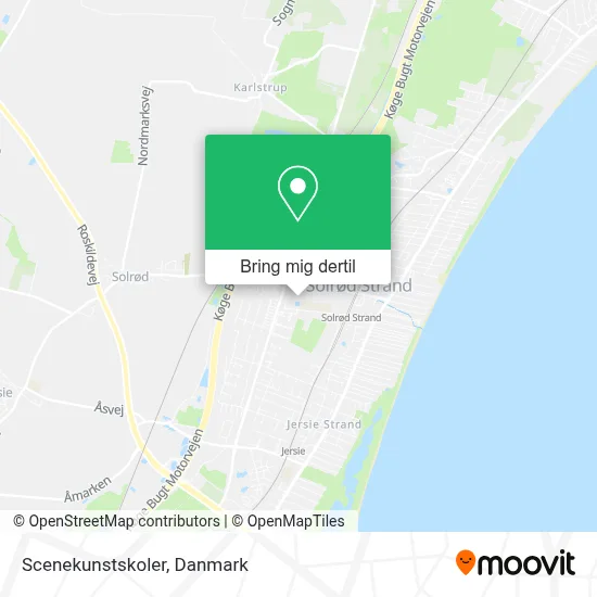 Scenekunstskoler kort