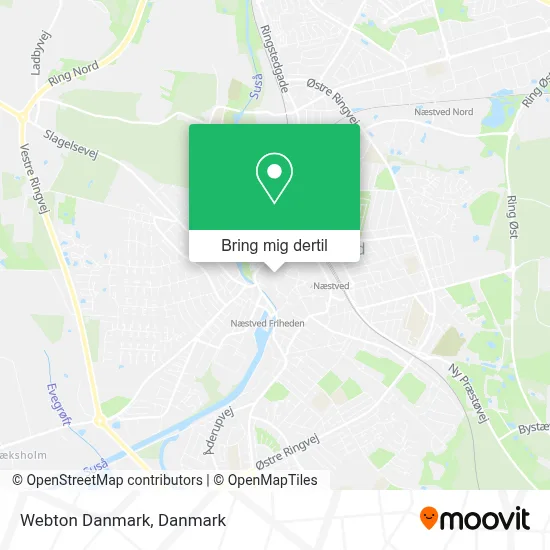 Webton Danmark kort