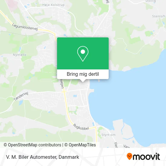 V. M. Biler Automester kort