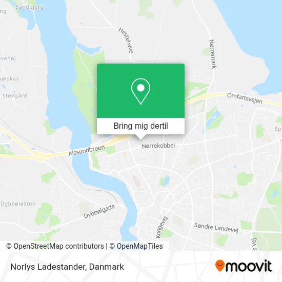 Norlys Ladestander kort