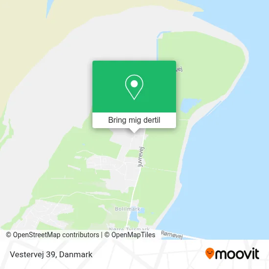 Vestervej 39 kort
