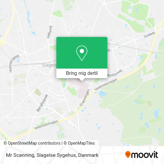 Mr Scanning, Slagelse Sygehus kort