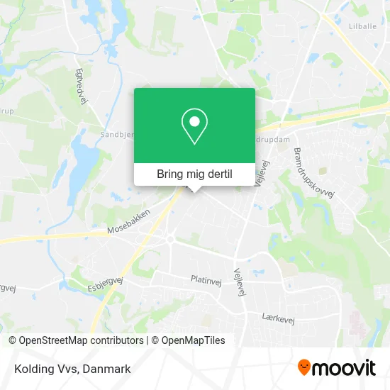 Kolding Vvs kort