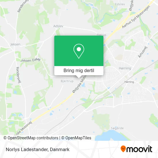 Norlys Ladestander kort