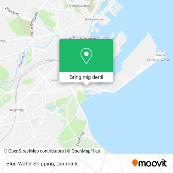Blue Water Shipping kort