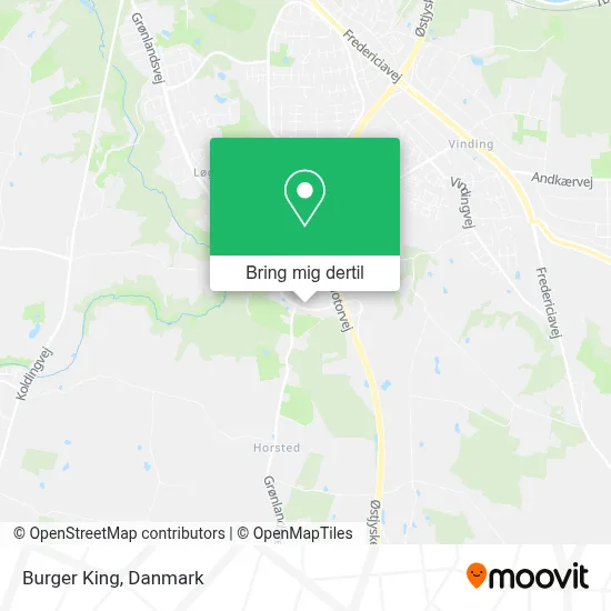 Burger King kort