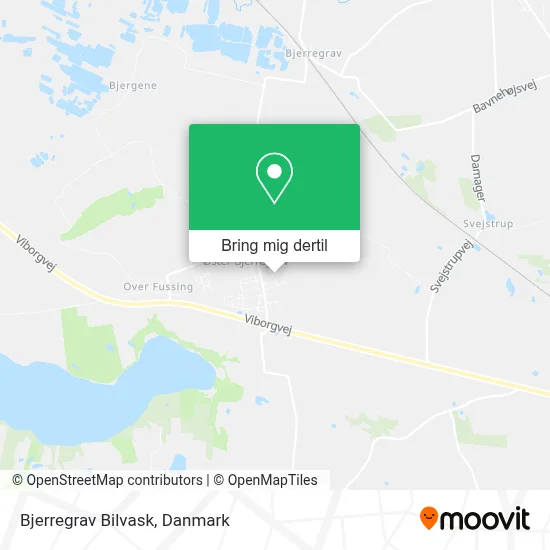 Bjerregrav Bilvask kort