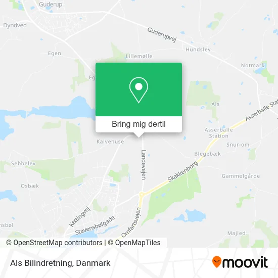 Als Bilindretning kort
