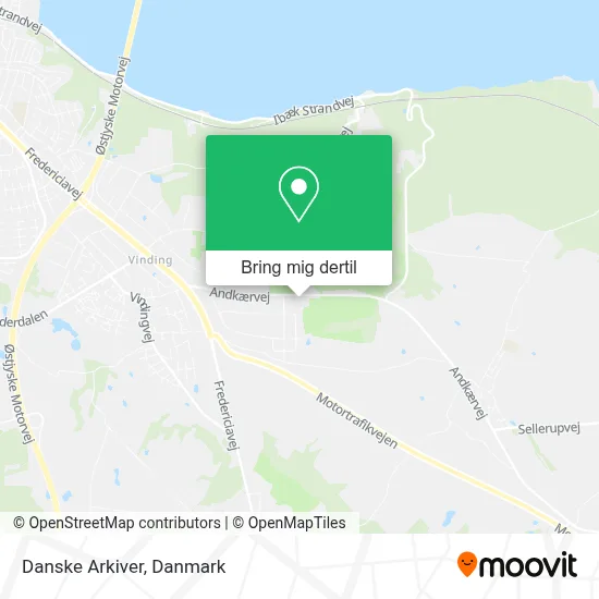 Danske Arkiver kort
