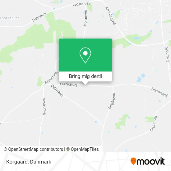 Korgaard kort