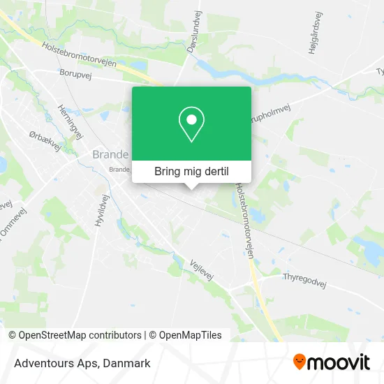 Adventours Aps kort