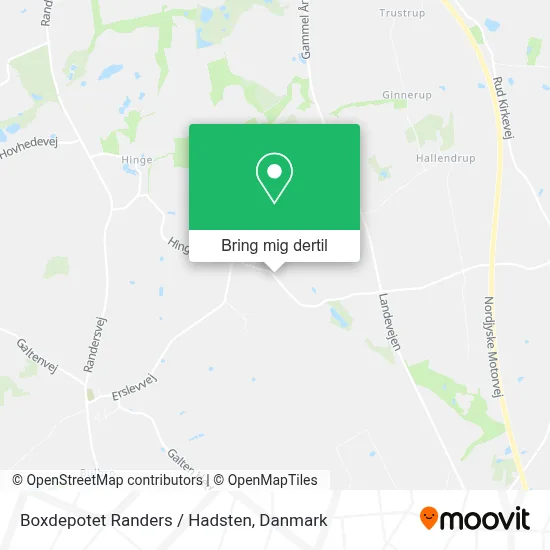Boxdepotet Randers / Hadsten kort
