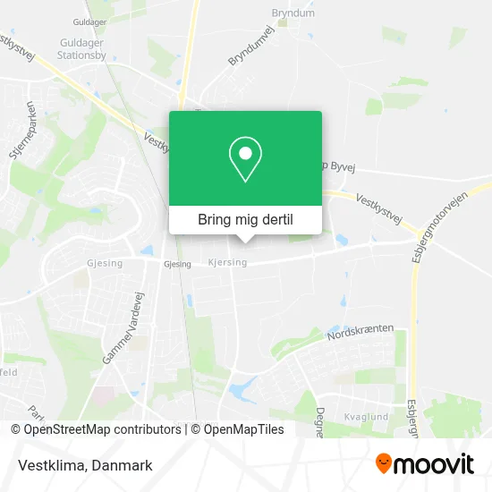 Vestklima kort