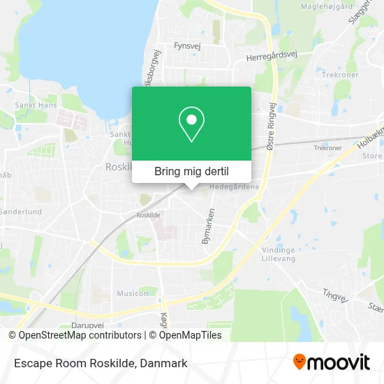 Escape Room Roskilde kort
