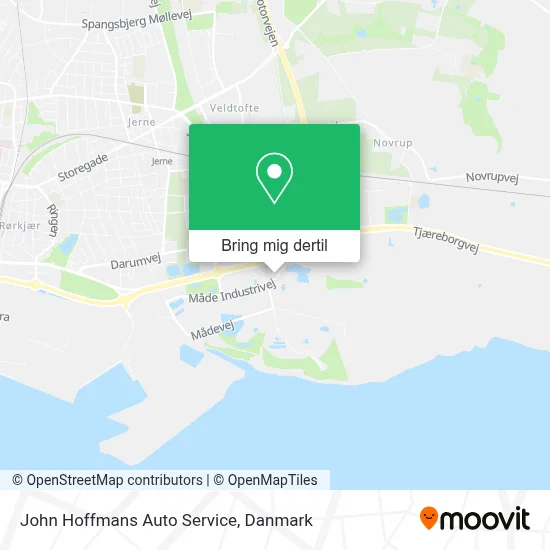 John Hoffmans Auto Service kort