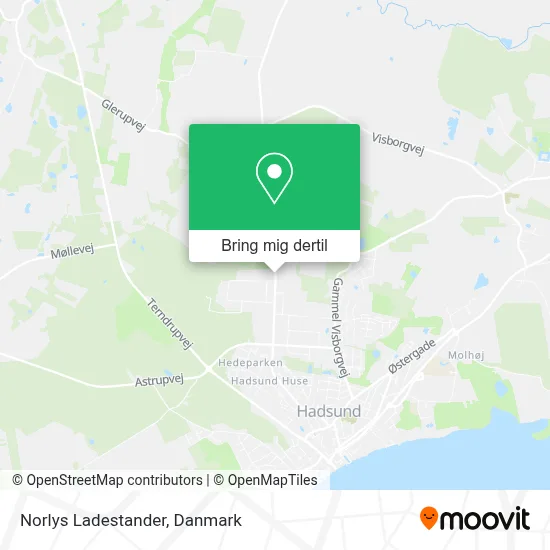 Norlys Ladestander kort