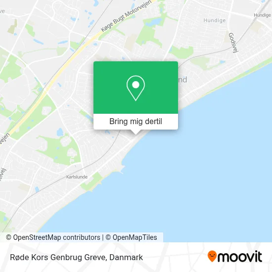 Røde Kors Genbrug Greve kort