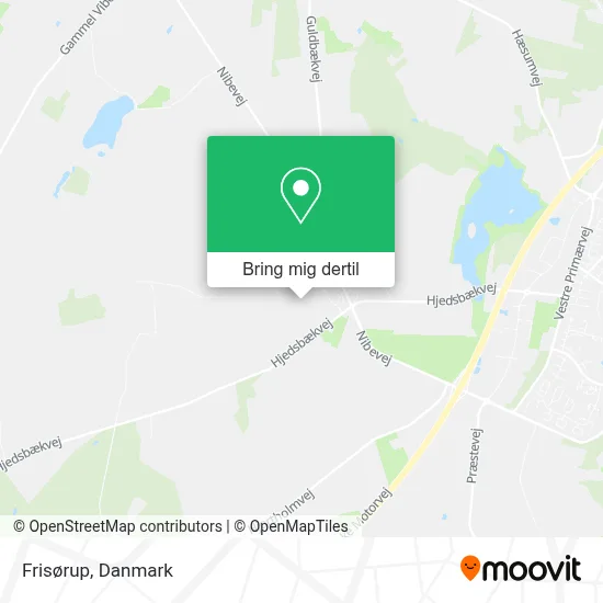 Frisørup kort