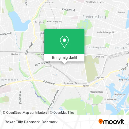 Baker Tilly Denmark kort