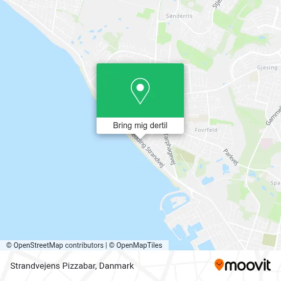 Strandvejens Pizzabar kort