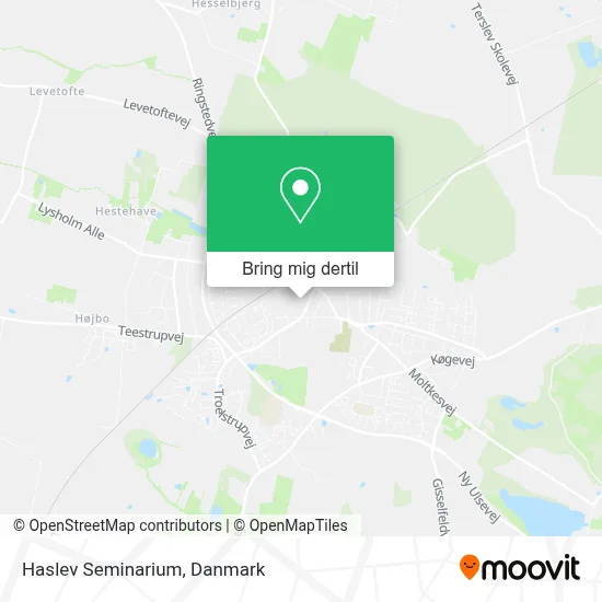 Haslev Seminarium kort