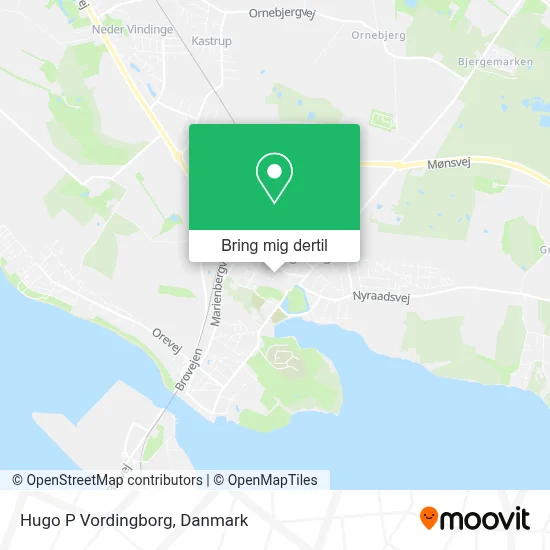 Hugo P Vordingborg kort