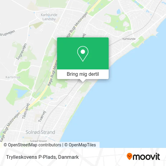 Trylleskovens P-Plads kort