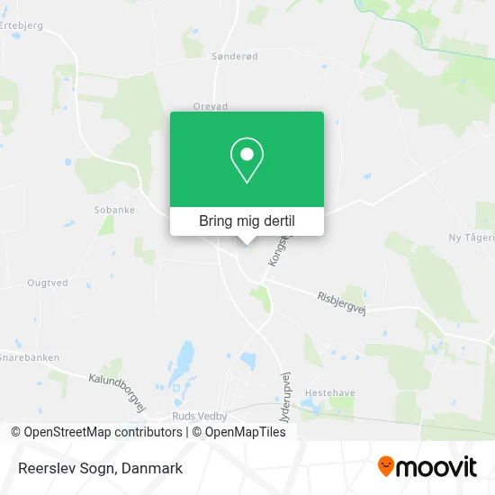Reerslev Sogn kort
