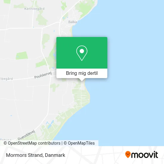 Mormors Strand kort