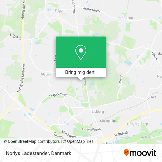 Norlys Ladestander kort