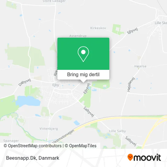 Beesnapp.Dk kort